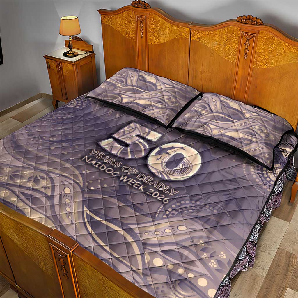 NAIDOC Week 2026 Quilt Bed Set Shark Pattern Coastal Style