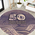 NAIDOC Week 2026 Round Carpet Shark Pattern Coastal Style