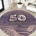 NAIDOC Week 2026 Round Carpet Shark Pattern Coastal Style