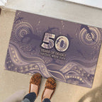 NAIDOC Week 2026 Rubber Doormat Shark Pattern Coastal Style