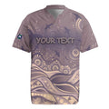 Personalised NAIDOC Week 2026 Rugby Jersey Shark Pattern Coastal Style
