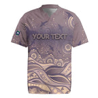 Personalised NAIDOC Week 2026 Rugby Jersey Shark Pattern Coastal Style