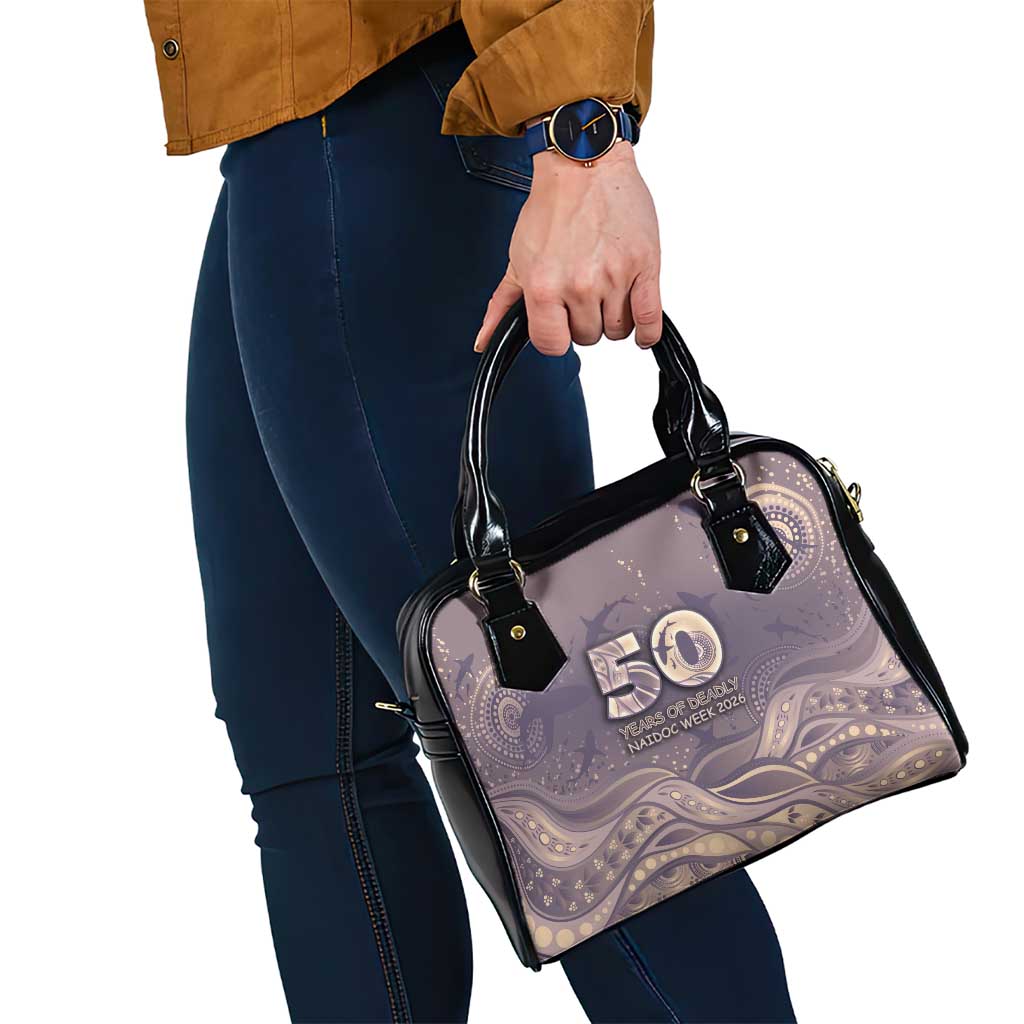 NAIDOC Week 2026 Shoulder Handbag Shark Pattern Coastal Style