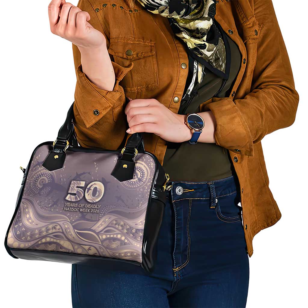 NAIDOC Week 2026 Shoulder Handbag Shark Pattern Coastal Style