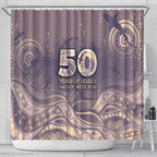 NAIDOC Week 2026 Shower Curtain Shark Pattern Coastal Style