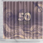 NAIDOC Week 2026 Shower Curtain Shark Pattern Coastal Style