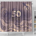 NAIDOC Week 2026 Shower Curtain Shark Pattern Coastal Style