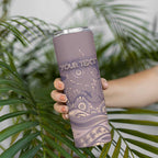Personalised NAIDOC Week 2026 Skinny Tumbler Shark Pattern Coastal Style