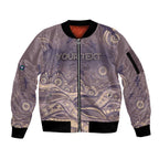 Personalised NAIDOC Week 2026 Sleeve Zip Bomber Jacket Shark Pattern Coastal Style