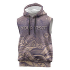 Personalised NAIDOC Week 2026 Sleeveless Hoodie Shark Pattern Coastal Style