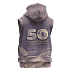 Personalised NAIDOC Week 2026 Sleeveless Hoodie Shark Pattern Coastal Style