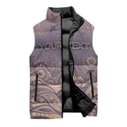 Personalised NAIDOC Week 2026 Sleeveless Puffer Jacket Shark Pattern Coastal Style