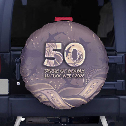 NAIDOC Week 2026 Spare Tire Cover Shark Pattern Coastal Style