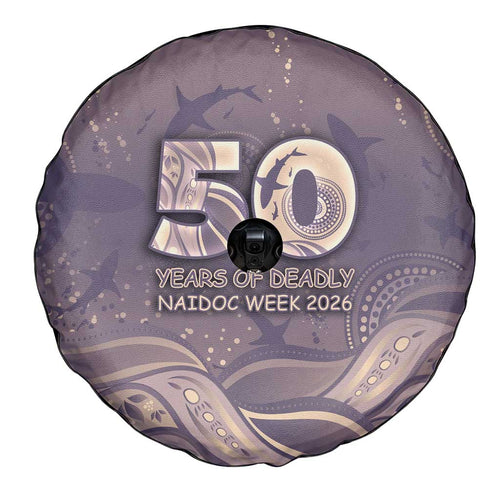 NAIDOC Week 2026 Spare Tire Cover Shark Pattern Coastal Style