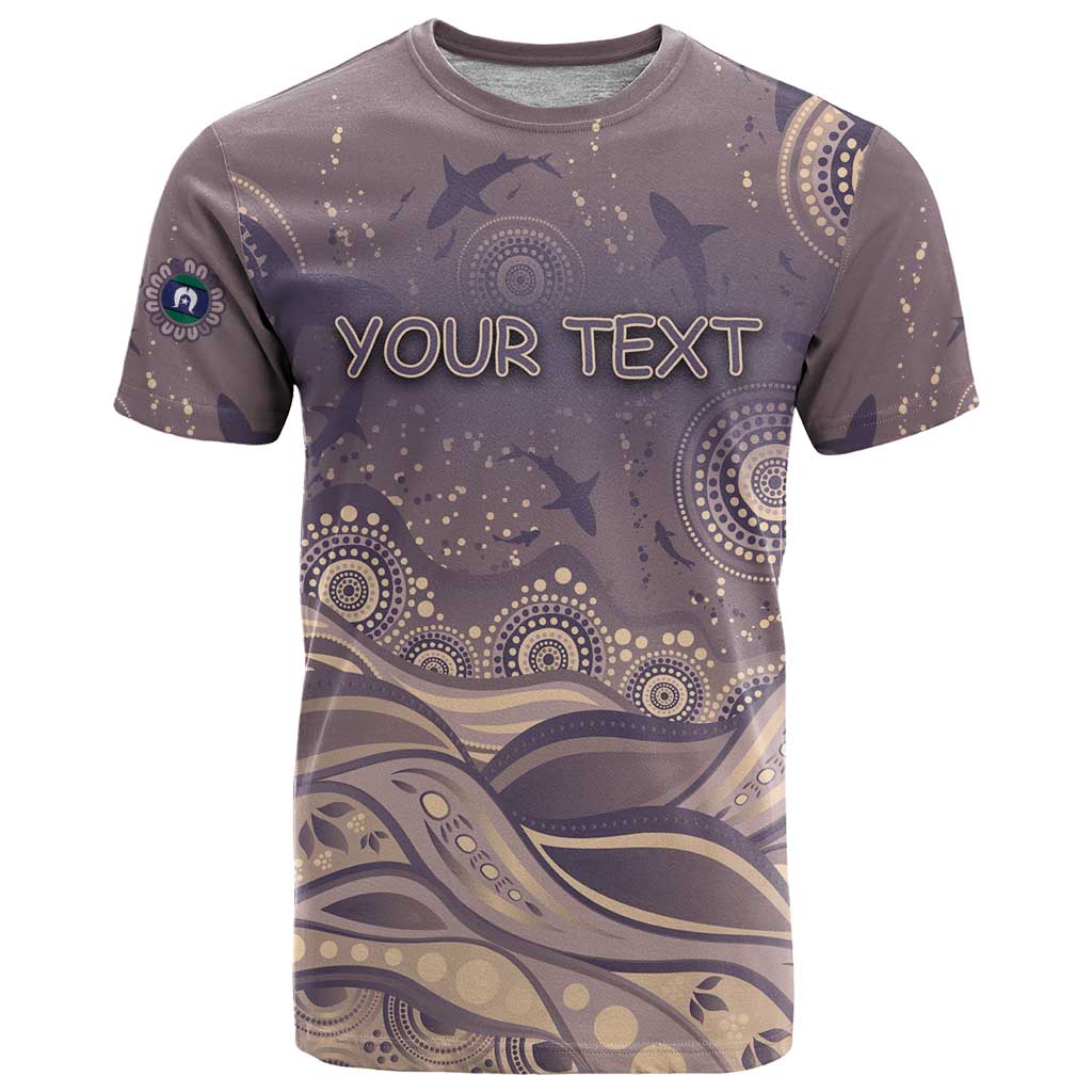Personalised NAIDOC Week 2026 T Shirt Shark Pattern Coastal Style
