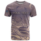 Personalised NAIDOC Week 2026 T Shirt Shark Pattern Coastal Style