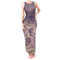 Personalised NAIDOC Week 2026 Tank Maxi Dress Shark Pattern Coastal Style