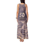 Personalised NAIDOC Week 2026 Tank Maxi Dress Shark Pattern Coastal Style