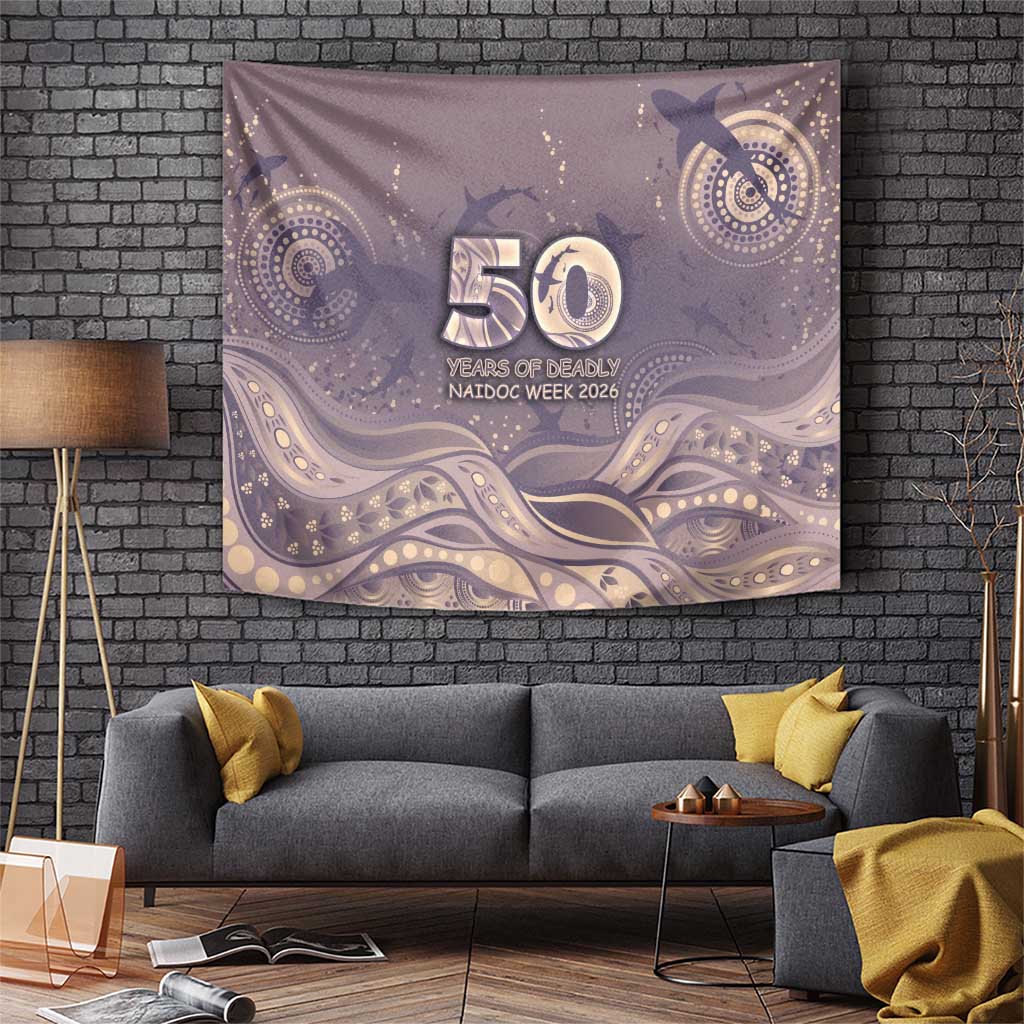 NAIDOC Week 2026 Tapestry Shark Pattern Coastal Style