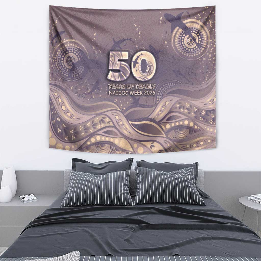 NAIDOC Week 2026 Tapestry Shark Pattern Coastal Style