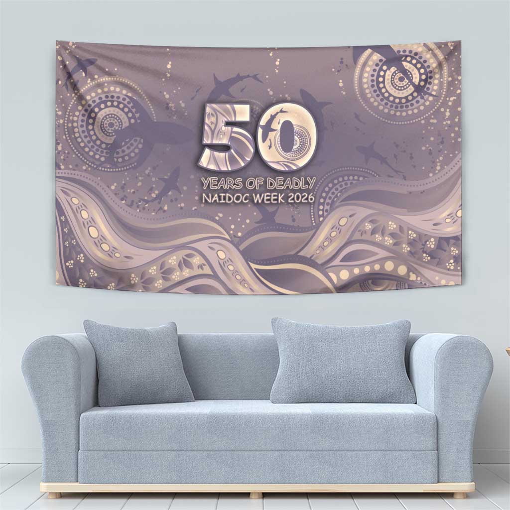 NAIDOC Week 2026 Tapestry Shark Pattern Coastal Style