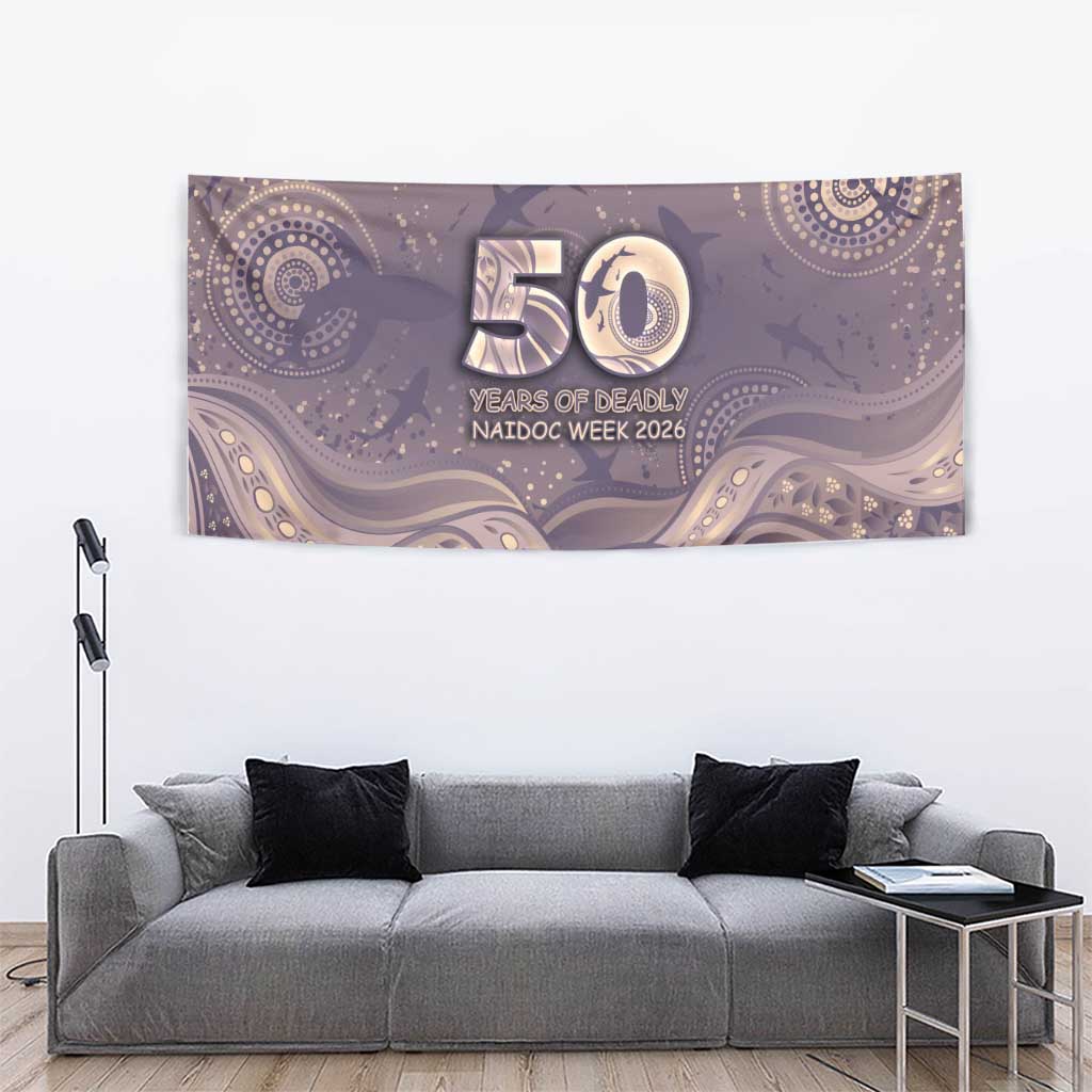 NAIDOC Week 2026 Tapestry Shark Pattern Coastal Style