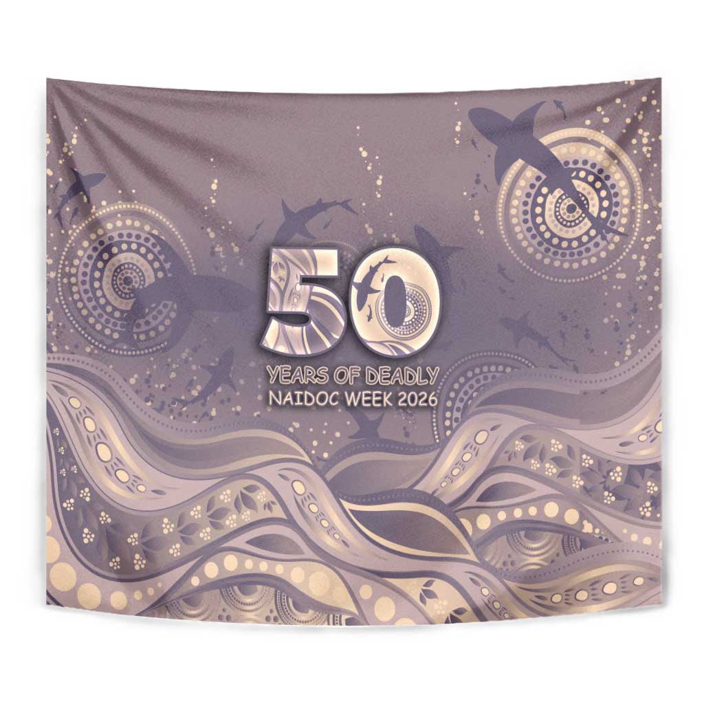 NAIDOC Week 2026 Tapestry Shark Pattern Coastal Style