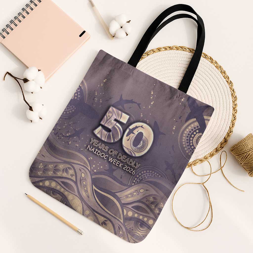 NAIDOC Week 2026 Tote Bag Shark Pattern Coastal Style