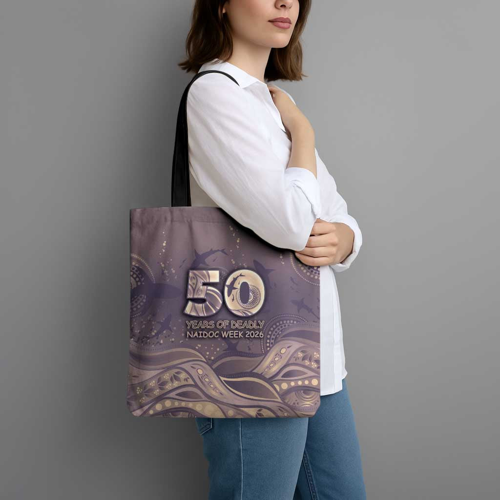 NAIDOC Week 2026 Tote Bag Shark Pattern Coastal Style