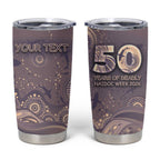Personalised NAIDOC Week 2026 Tumbler Cup Shark Pattern Coastal Style
