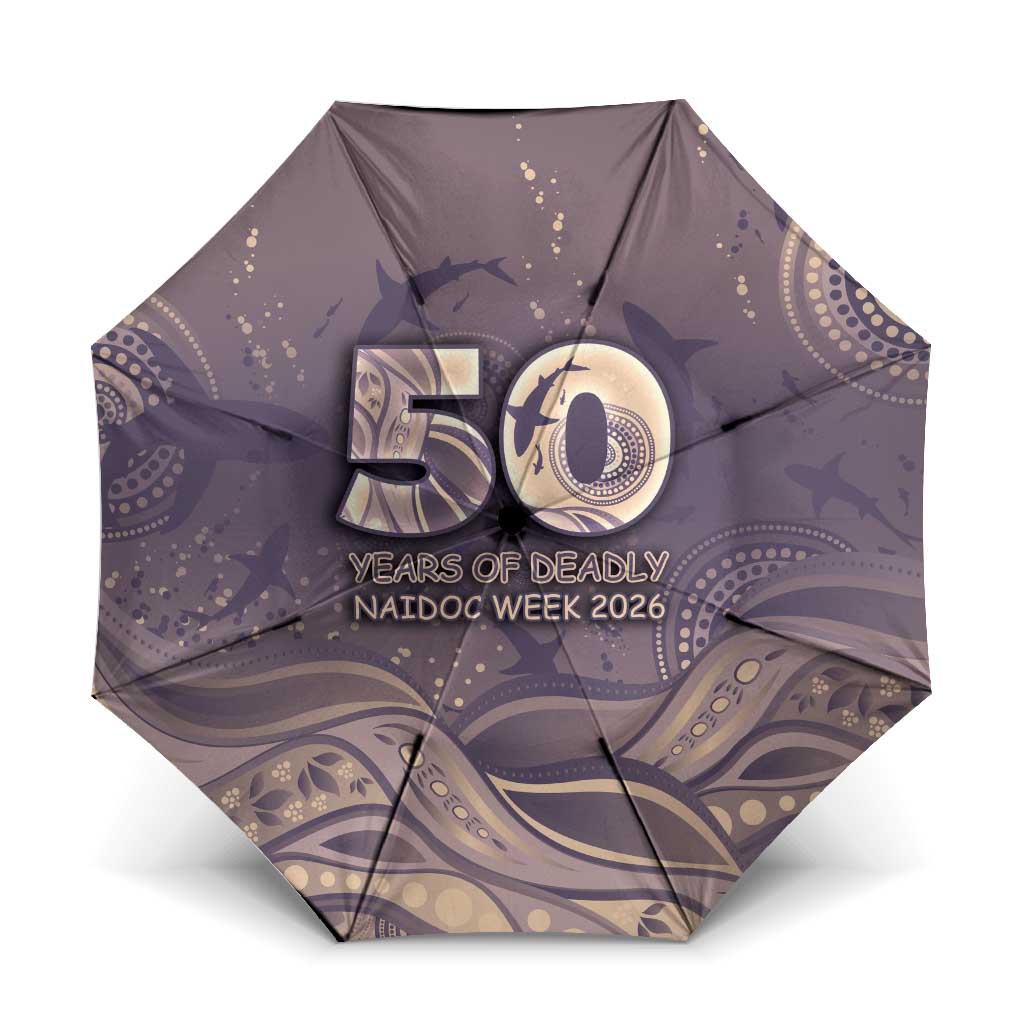 NAIDOC Week 2026 Umbrella Shark Pattern Coastal Style