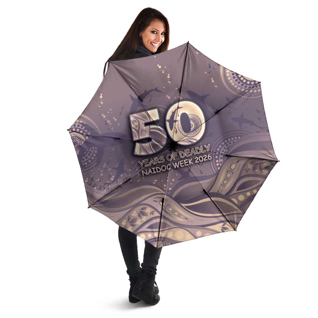 NAIDOC Week 2026 Umbrella Shark Pattern Coastal Style