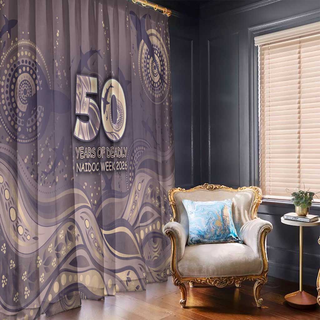 NAIDOC Week 2026 Window Curtain Shark Pattern Coastal Style