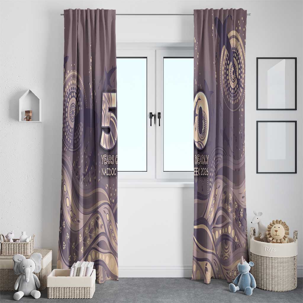 NAIDOC Week 2026 Window Curtain Shark Pattern Coastal Style