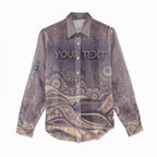 Personalised NAIDOC Week 2026 Women Casual Shirt Shark Pattern Coastal Style