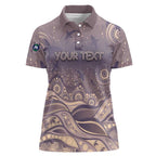 Personalised NAIDOC Week 2026 Women Polo Shirt Shark Pattern Coastal Style