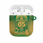 Custom Australia Soccer AirPods Case Skeleton Gradient Vintage Spray
