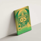 Custom Australia Soccer Canvas Wall Art Skeleton Gradient Vintage Spray