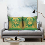 Custom Australia Soccer Pillow Cover Skeleton Gradient Vintage Spray