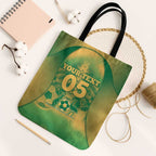 Custom Australia Soccer Tote Bag Skeleton Gradient Vintage Spray