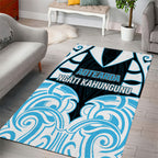 Aotearoa Ngati Kahungunu Area Rug New Zealand Traditional Maori Pattern