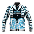 Custom Aotearoa Ngati Kahungunu Baseball Jacket New Zealand Traditional Maori Pattern