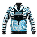 Custom Aotearoa Ngati Kahungunu Baseball Jacket New Zealand Traditional Maori Pattern