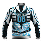 Custom Aotearoa Ngati Kahungunu Baseball Jacket New Zealand Traditional Maori Pattern