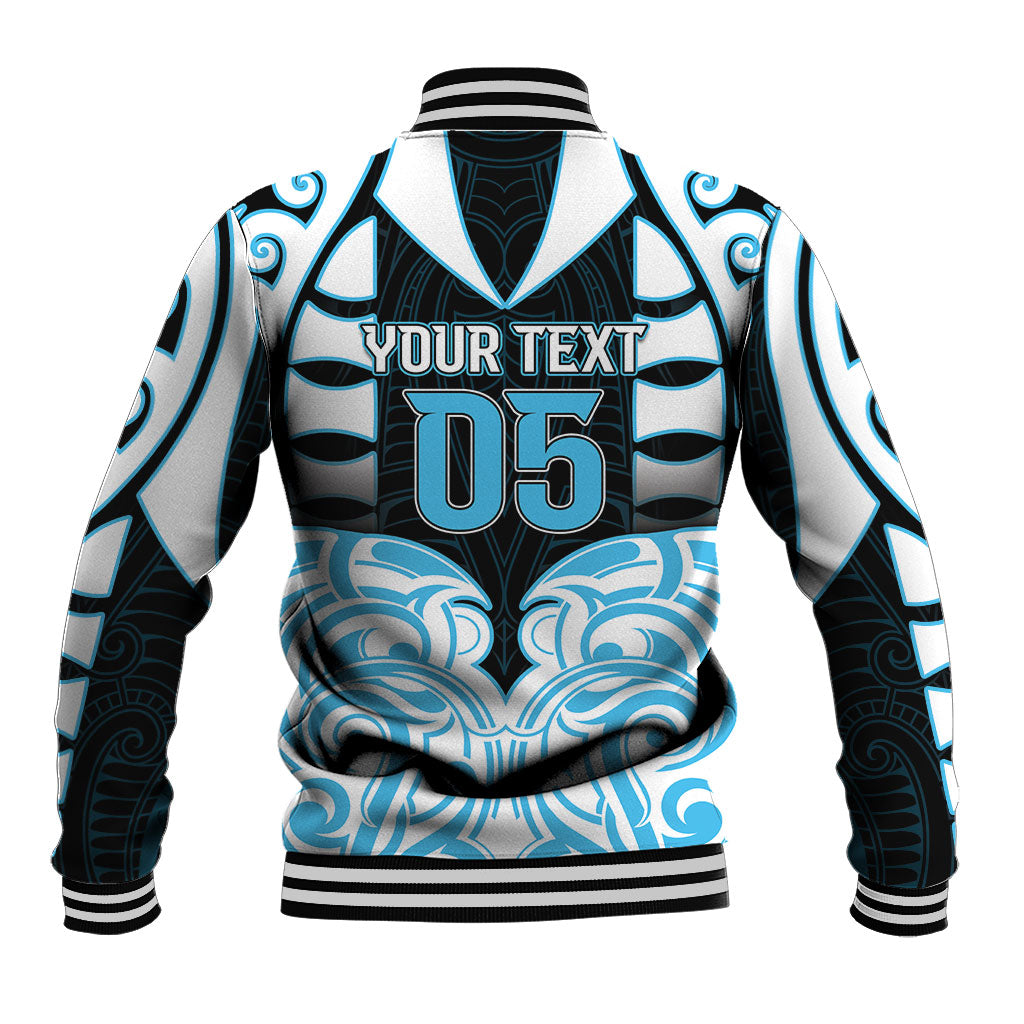 Custom Aotearoa Ngati Kahungunu Baseball Jacket New Zealand Traditional Maori Pattern