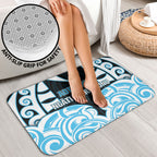 Aotearoa Ngati Kahungunu Bathroom Set New Zealand Traditional Maori Pattern