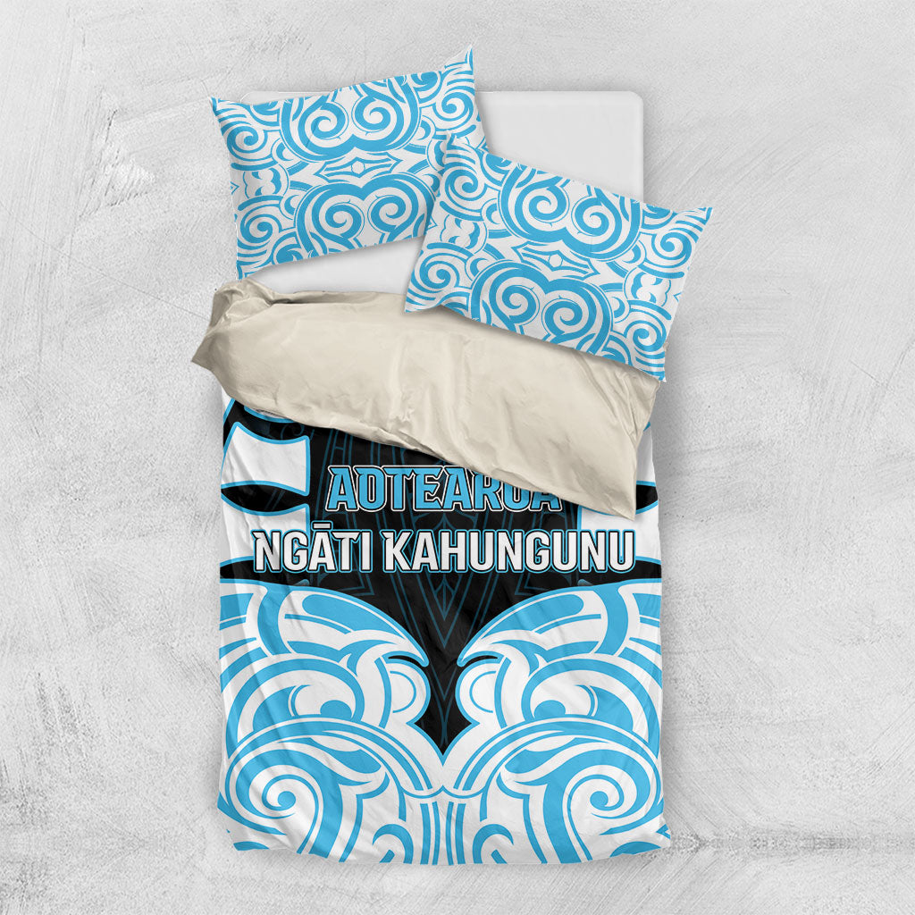 Aotearoa Ngati Kahungunu Bedding Set New Zealand Traditional Maori Pattern