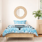 Aotearoa Ngati Kahungunu Bedding Set New Zealand Traditional Maori Pattern