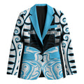 Custom Aotearoa Ngati Kahungunu Blazer New Zealand Traditional Maori Pattern