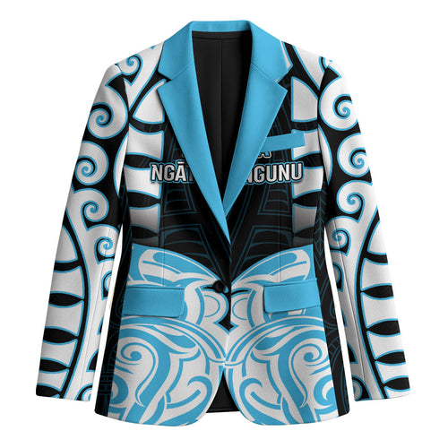 Custom Aotearoa Ngati Kahungunu Blazer New Zealand Traditional Maori Pattern